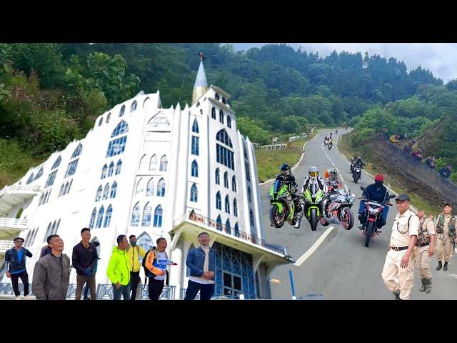 Thunderous Ride to Glory! Chakhesang Bikers Escort to Asia's Biggest Church