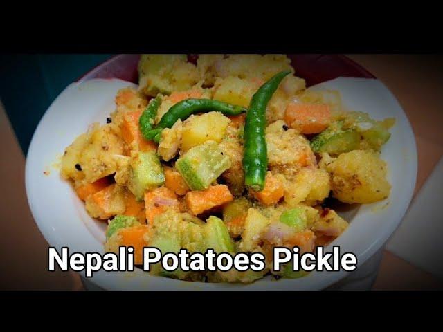 Nepali Potatoes Pickle