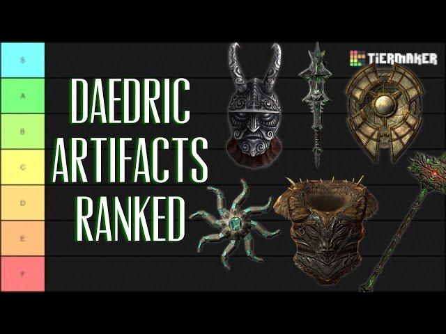 Ranking ALL DAEDRIC ARTIFACTS in Skyrim AE!