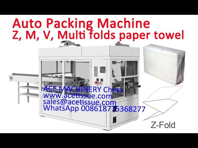 Fully Automatic Z Fold Paper Hand Towel Packing Machine|China