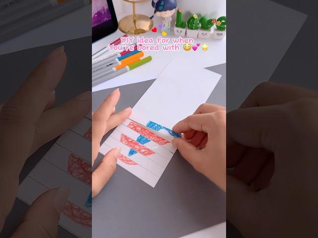 DIY idea for when you’re bored #shorts #diy #craft #youtubeshorts