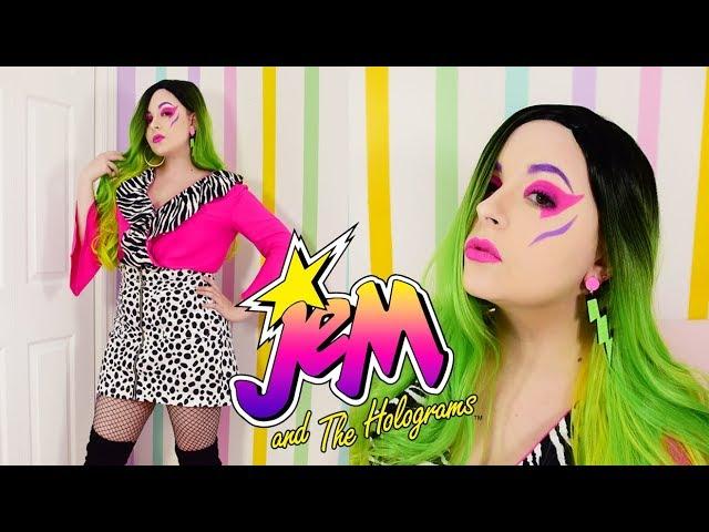  JEM AND THE HOLOGRAMS HALLOWEEN TRANSFORMATION | PIZZAZZ 