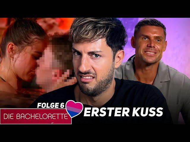 Der erste Kuss fällt und sorgt für Drama | Die Bachelorette Folge 6