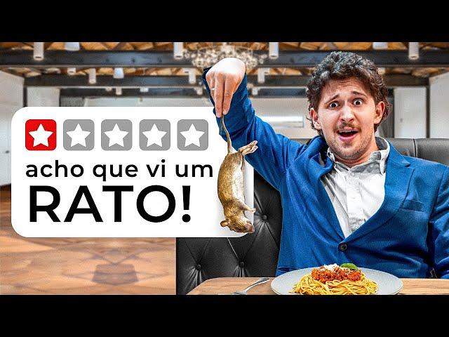 Fui nos restaurantes com PIOR avaliação do Brasil!