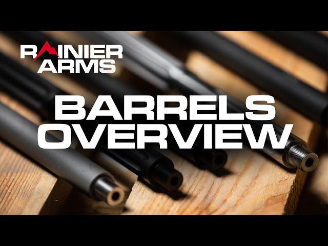 Rainier Arms Full Line of Barrels Overview