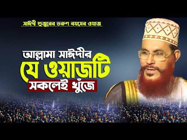 বাংলা ওয়াজ দেলোয়ার হোসেন সাঈদী | allama Delwar Hossain saidi waz | Bangla waz | allama saydee waz