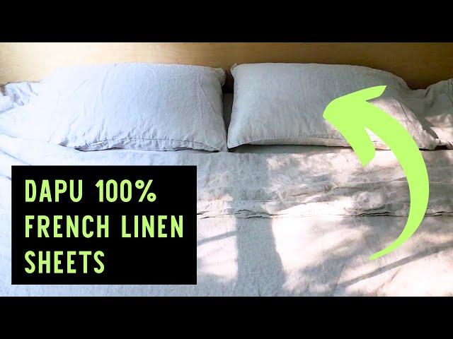 DAPU French Linen Sheets Make Bedtime Better