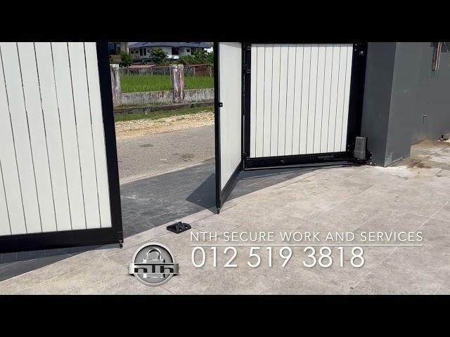 FULLY ALUMINIUM TRACKLESS AUTO GATE SYSTEM