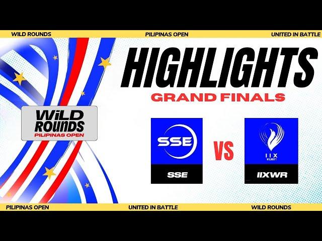 SSE vs. IIXWR - Full Game Highlights | Grand Finals | Wild Rounds Pilipinas Open 2024 