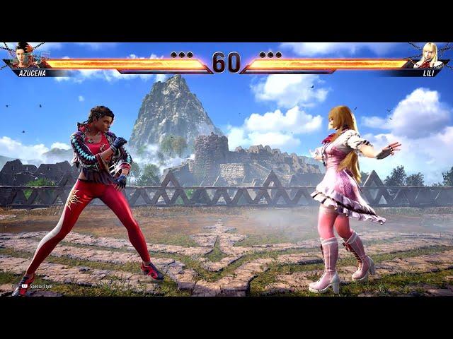 Tekken 8 Gameplay Azucena Vs Lili! Ortiz Farm Stage!