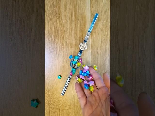 ORIGAMI Lucky Star ⭐ #pineapple #smiles #viralvideo #rainbow #tiktok
