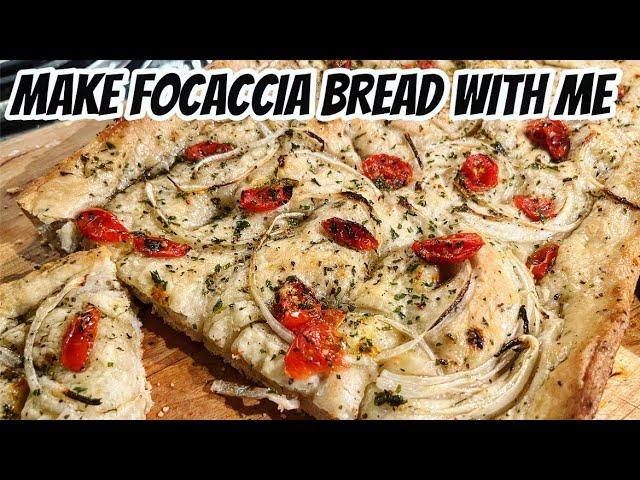 SLOW SUNDAY | MAKE FOCACCIA BREAD WITH ME |