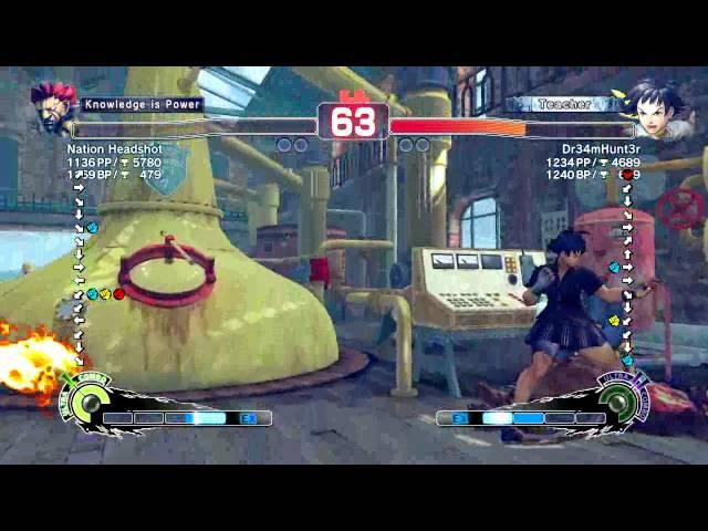 SSF4 AE Akuma (Nation Headshot) vs. Makoto (Dr34mHunt3r) Xbox LIVE Ranking Match