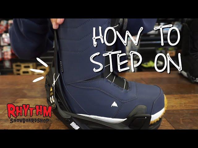 Burton Step Ons - How to Step On