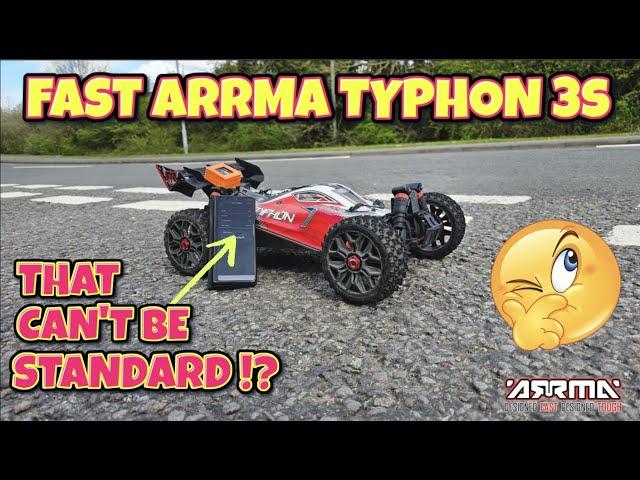 HOW FAST IS THIS ARRMA TYPHON 3s BLX ? -  FULL GPS SPEED RUN - BEST CHEAP RC CAR BUGGY TRUGGY