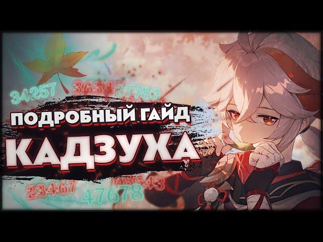 Кадзуха — Подробный Гайд | Идеальная игра | 61 AR