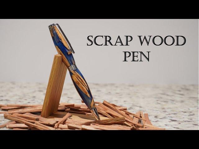 Woodturning | From scrap wood to a beautiful resin pen