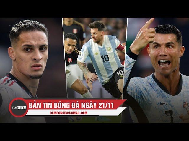 NEWS 11/21: Amorim suspends Antony; Peru accuses refs; Ronaldo trails Messi