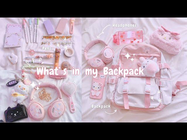 What's in my BackpackCollege Edition // Pencil bag, Stationery, Notebooks