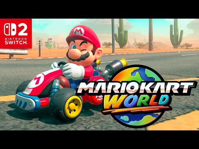 NEW Mario Kart World Gameplay - Nintendo Switch 2 (10 Minutes of EXCLUSIVE Hands-On Direct Feed)