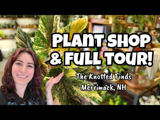 Plant Shopping & Full Shop Tour at The Knotted Finds in Merrimack, NH ️ SO MANY CUTE THINGS!!