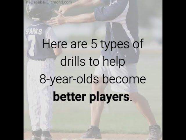Fundamental Baseball Drills for 8 Year Olds