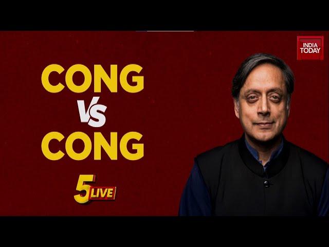 5ive Live: Congress Divided Over India-Pak Ceasefire And Operation Sindoor | Cong Vs Tharoor