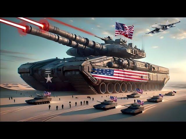 Nothing can stop it! American super advanced tank destroys Russian defense base