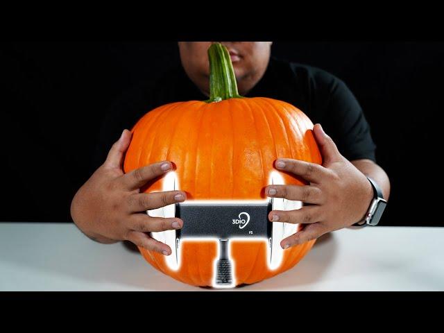 MICROPHONE IN A PUMPKIN  ASMR - 3D Sounds - 1 Hour - No Talking