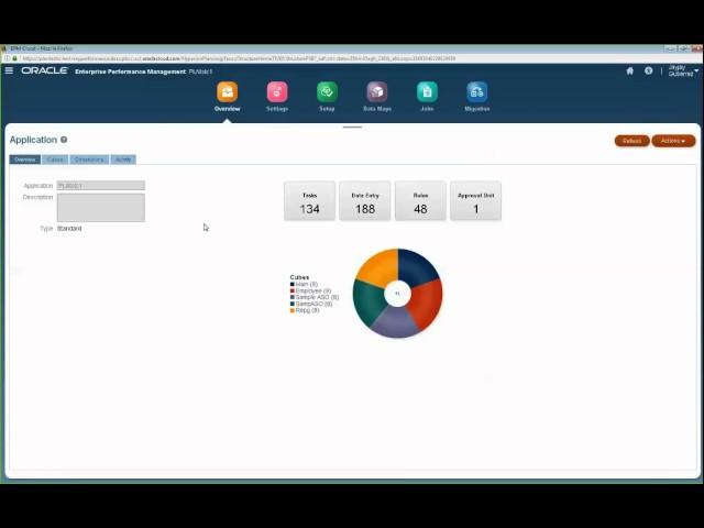 Demonstration of the Simplified Interface in Oracle EPBCS/PBCS