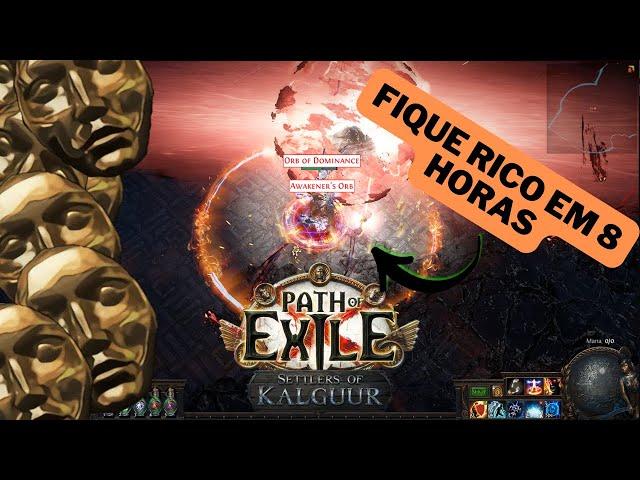 [Path of Exile 3.25] Farme Isso Agora e Fique Podre de Rico Em 8 Horas Settler's of Kalguur