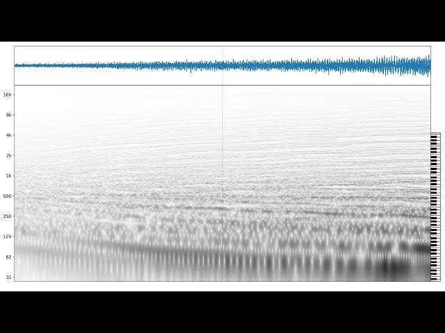 THX DeepNote Scrolling Spectrogram