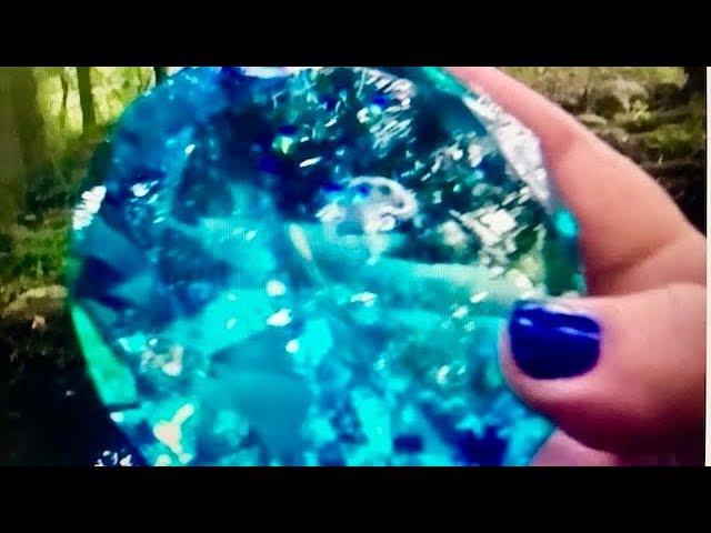 REAL AQUAMARINE GEMSTONE FOUND UNDER  BRIDGE!! OMG