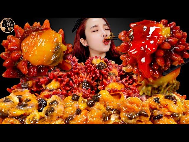 [Mukbang]지금이 제철 통영 깐멍게 & 활멍게 먹방!핵존맛탱Flower Sea Squirt Special Sea Food SPOON WORM ASMR | 쎄미