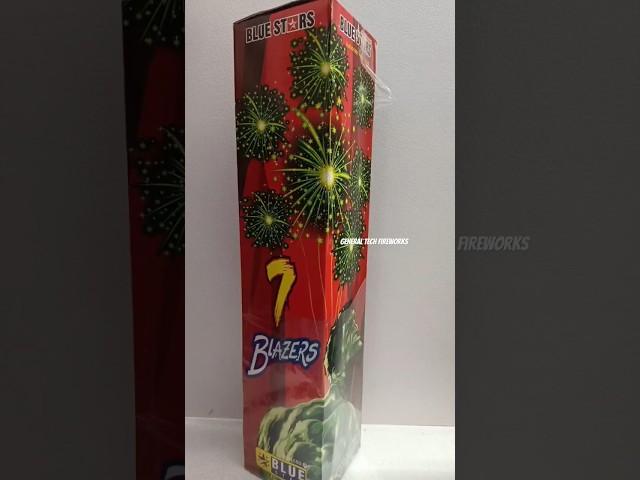 7 Blazers Bluestar Fireworks #shorts #skyshot #crackers #fireworks #diwali #patakhe