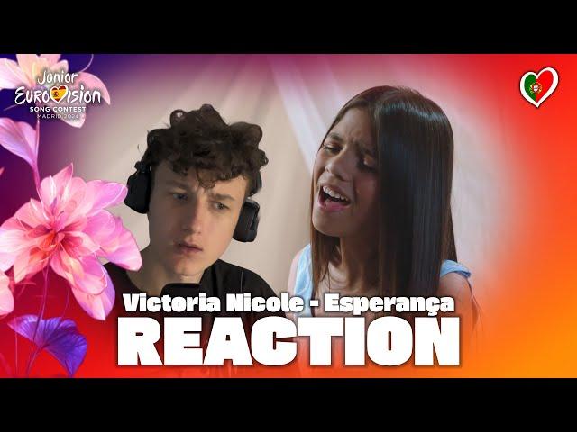 Junior Eurovision 2024: Victoria Nicole - Esperança (Portugal ) REACTION