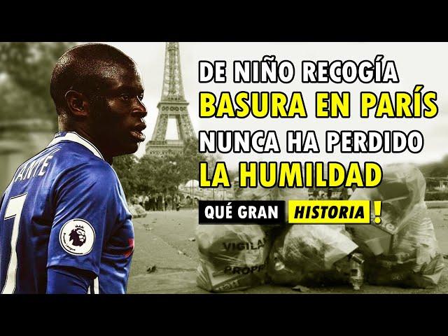 Era recolector de BASURA, con HUMILDAD ya es CAMPEÓN DEL MUNDO, N'Golo Kanté | Qué Gran Historia