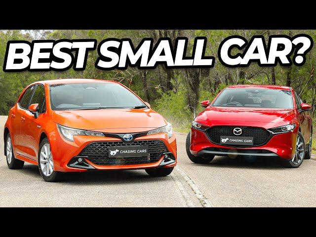 Small Car Shootout! Mazda 3 vs Toyota Corolla 2023 Comparison Review: Which Hatch Is Best?