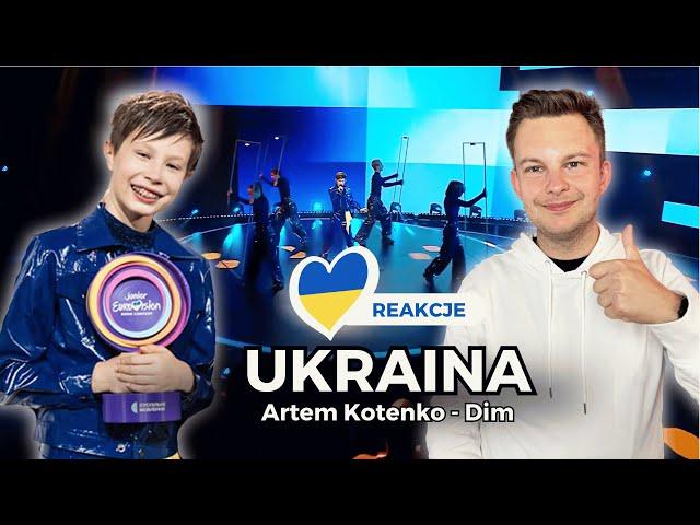 UKRAINA  STAWIA NA WOKAL! NOWY FAWORYT EUROWIZJI JUNIOR 2024? | Artem Kotenko - Dim | REAKCJE