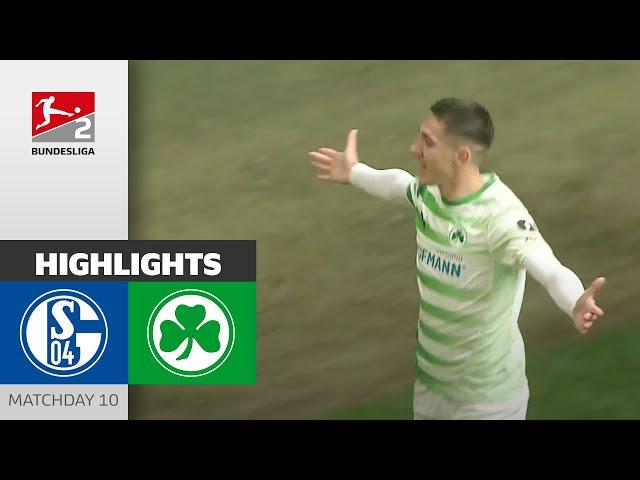 Fürth Shoots Away Their Frustration | FC Schalke 04-SpVgg Greuther Fürth 3-4 | Highlights | BL 2