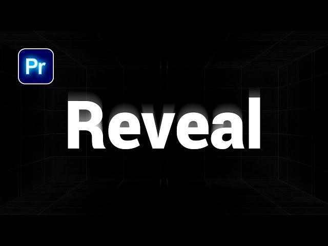 How to Create Smooth Text Reveal Animation in Premiere Pro