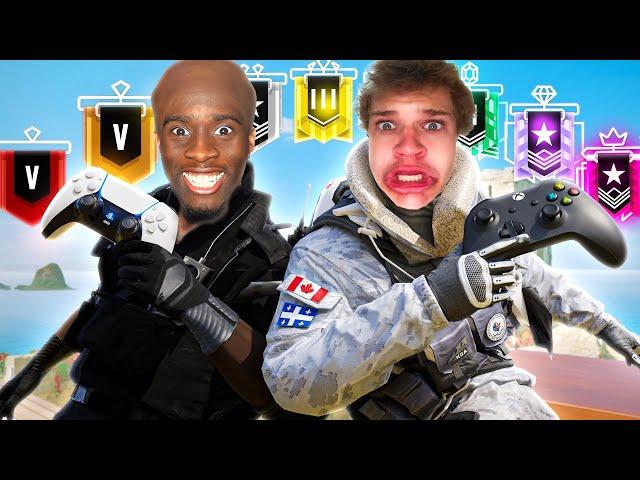 Jynxzi & Kai Cenat 2v2 Vs EVERY Rank (Rainbow Six Siege)