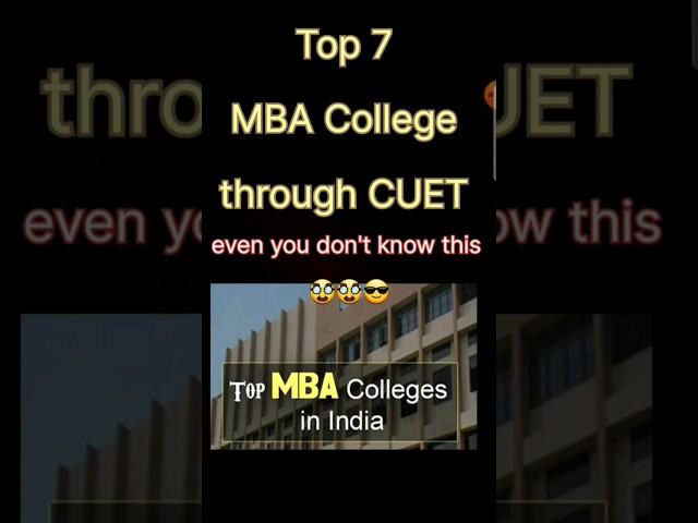 CUET PG India’s Top 7 AKTU Colleges | AKTU MBA Counselling #shorts