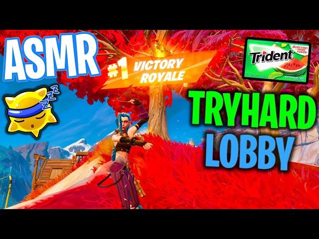ASMR Gaming  Fortnite Jinx Skin Win! Relaxing Gum Chewing  Controller Sounds + Whispering 