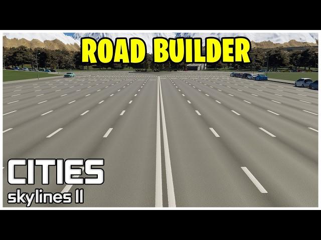 ROAD BUILDER MOD [MUST HAVE] #citiesskylines2 #modification