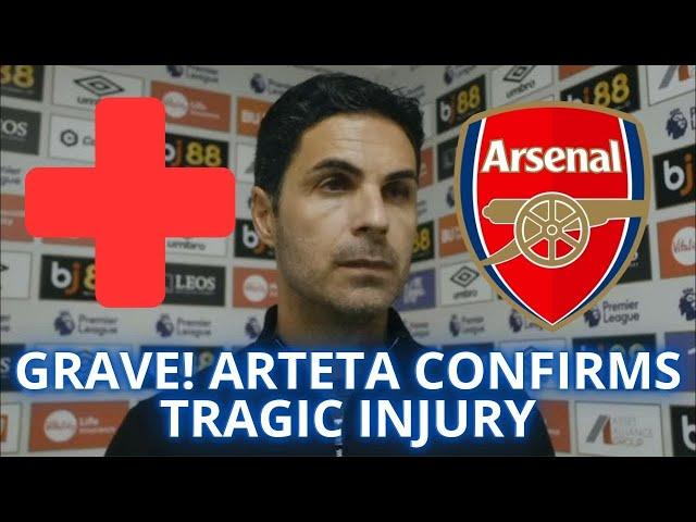 VERY SERIOUS! ARTETA CONFIRMS TRAGIC INJURY - Arsenal News