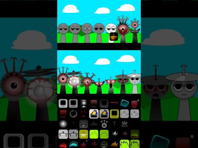 Clukr 🩶 1-14 phases Duomix  #sprunki #incredibox #incrediboxsprunki #shorts #clukr  #sprunkisong