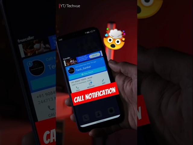 Truecaller Call End Notification || #tech #shorts