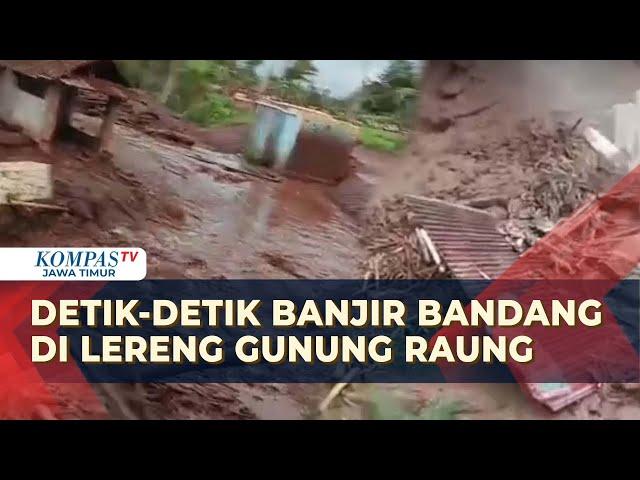 Bencana Banjir Bandang di Lereng Gunung Raung Jember, Rusak Lahan Persawahan Hingga Bangunan!