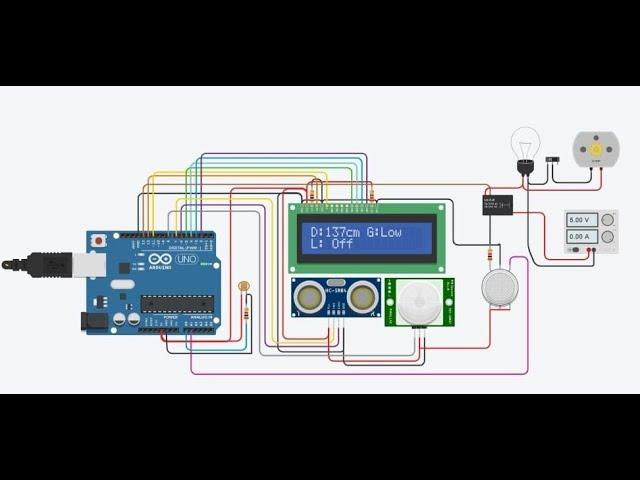 Smart Home Automation Using Sensors #Version 3 || Tinkercad